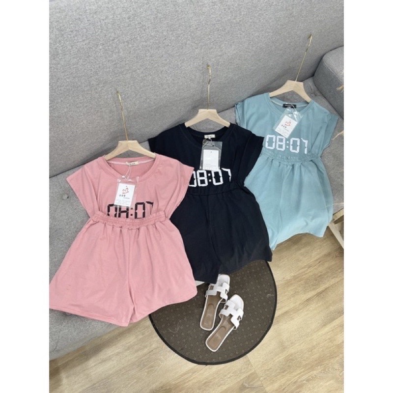 Set bộ tank top 3 lỗ in chữ cá tính