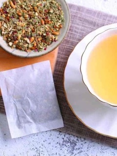 Trà giảm cân bí đao lá sen