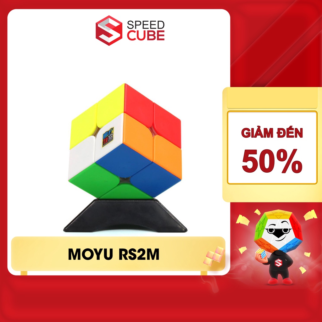 Rubik 2x2 MoYu RS2M 2020 Có Nam Châm Chính Hãng Moyu - Shop Speed Cube