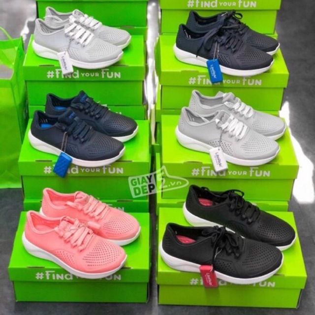 Giày crog literide pacer mùa hè cho nam nữ