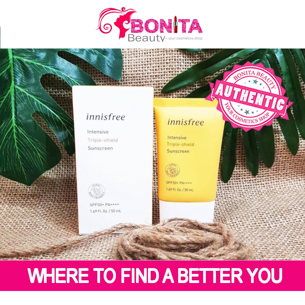 KEM CHỐNG NẮNG INNISFREE PERFECT UV PROTECTION CREAM TRIPLE Shield SPF50+ PA+++