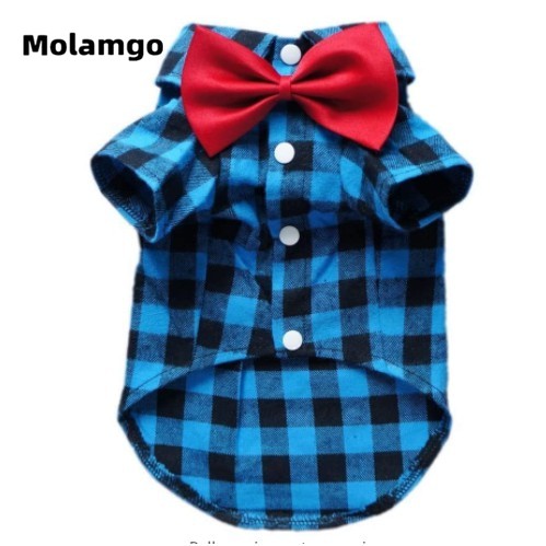 Áo Sơ Mi Kẻ Sọc Ca Rô Thời Trang Dành Cho Thú Cưng