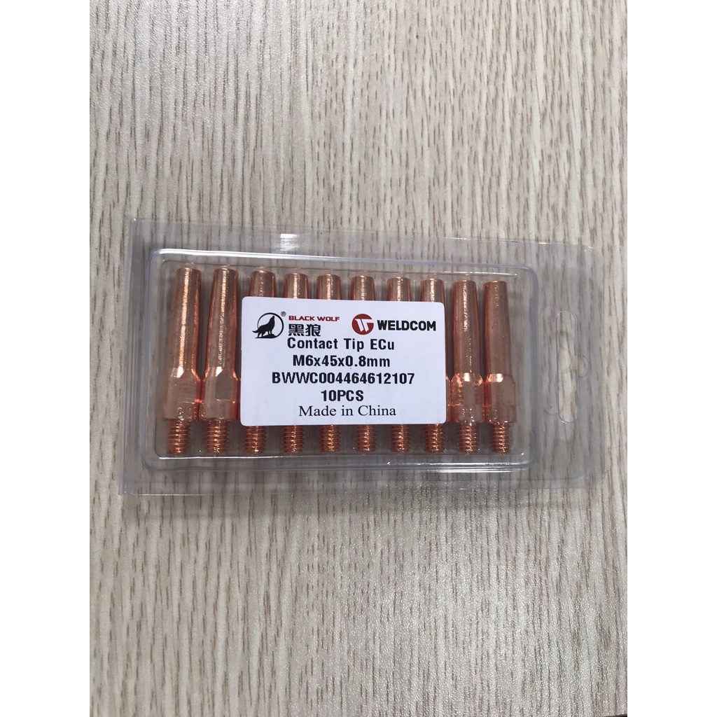 Bép hàn mig M6x45 Blackwolf