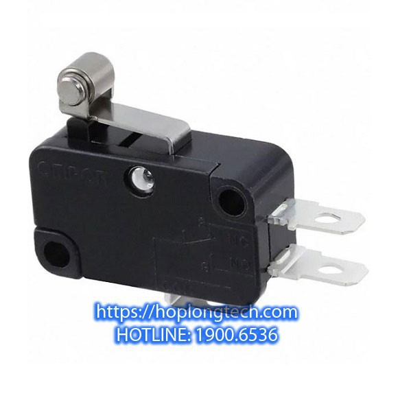 V-155-1A5 BY OMI Công tắc hành trình Omron con lăn đòn bẩy ngắn 1NO 1NC