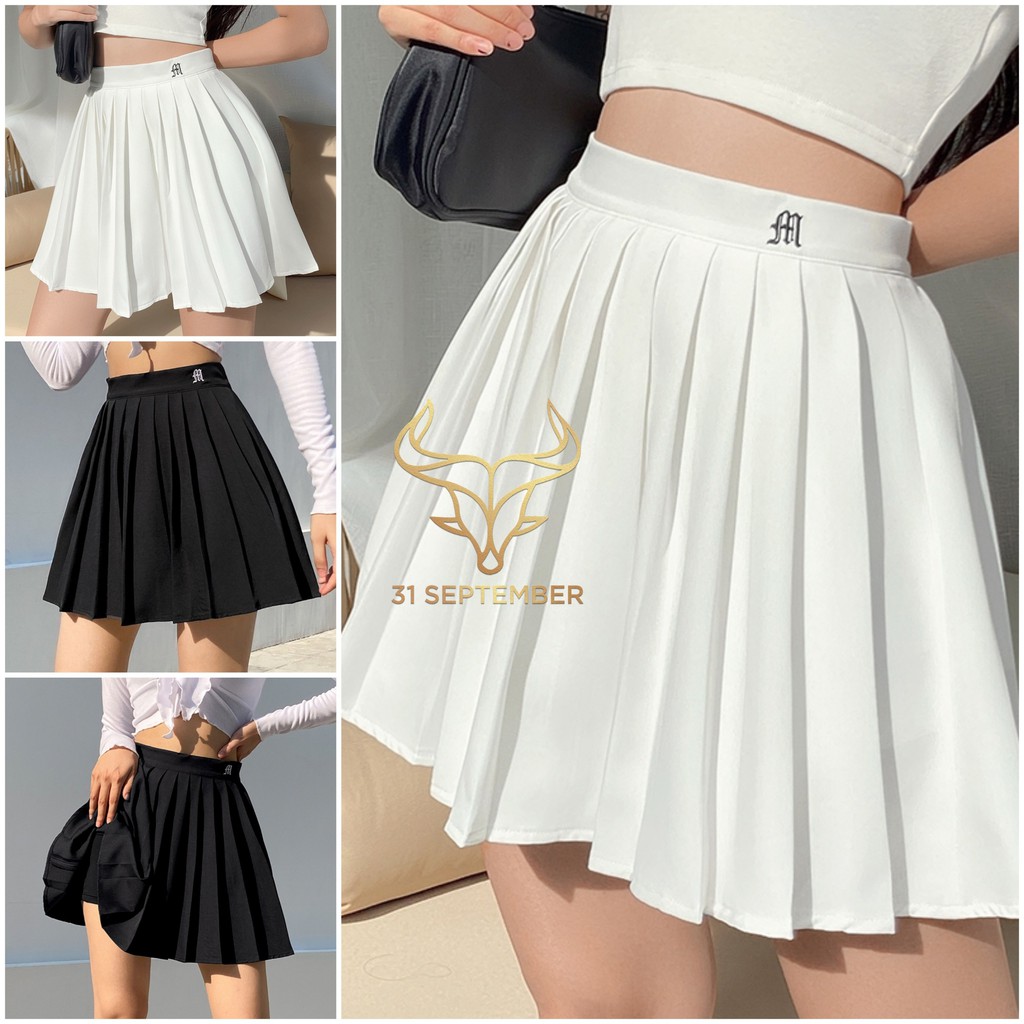 Chân váy xếp ly hai lớp, chân váy tennis phong cách Âu Mĩ 31 September mã TH01