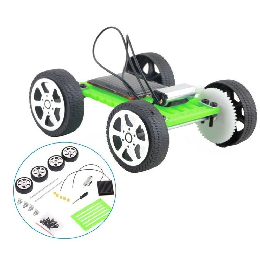 1 Đồ Chơi Lắp Ráp Robot Xe Hơi Sử Dụng Năng Lượng Mặt Trời DIY