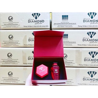 VIÊN UỐNG TRẮNG DA DIAMOND ĐỎ 3 hộp