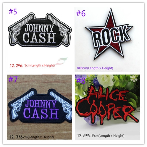 DIY Embroidered Metal Rock Punk Retro Indy Music Band Patch