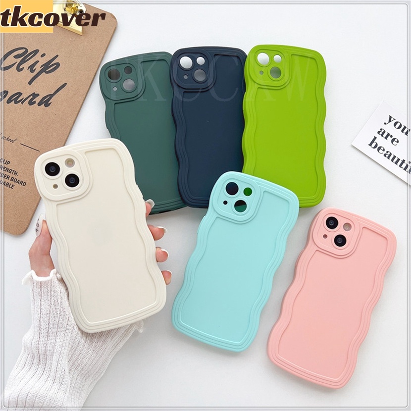 Ốp Điện Thoại Silicon Chống Sốc Họa Tiết Gợn Sóng Thời Trang Cho Realme GT Neo 2T Flash Q3 Pro V13 Q3 Q3i 8 5G