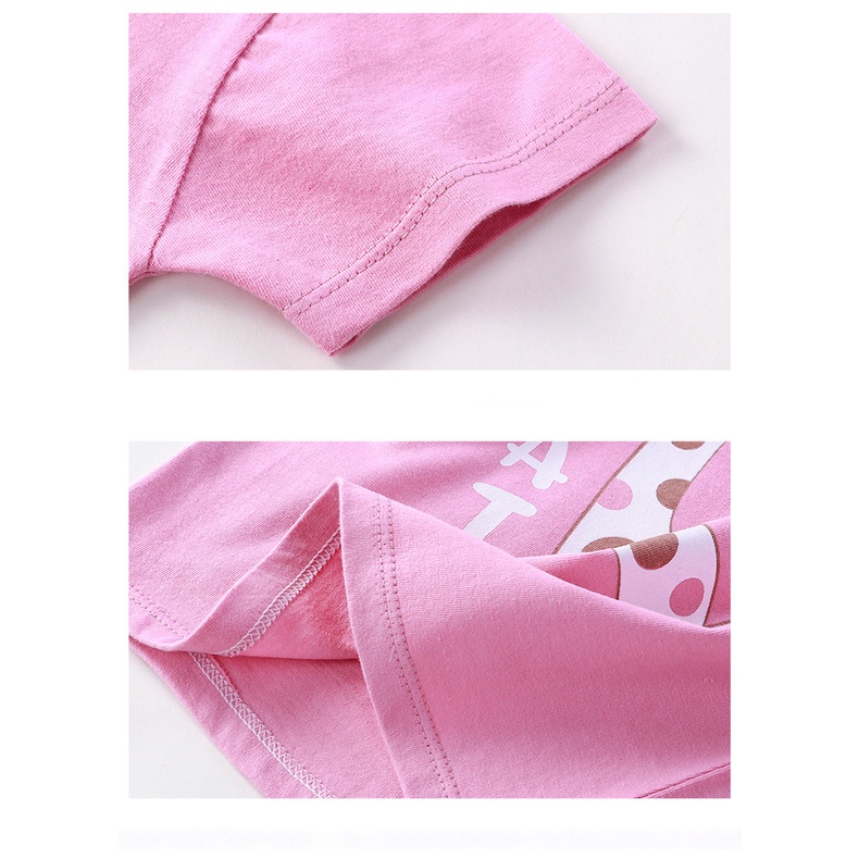 Bộ quần áo cộc trẻ em COTTON Quảng Châu xịn in hình cute ngộ nghĩnh thời trang mùa hè cho bé trai, bé gái C03D