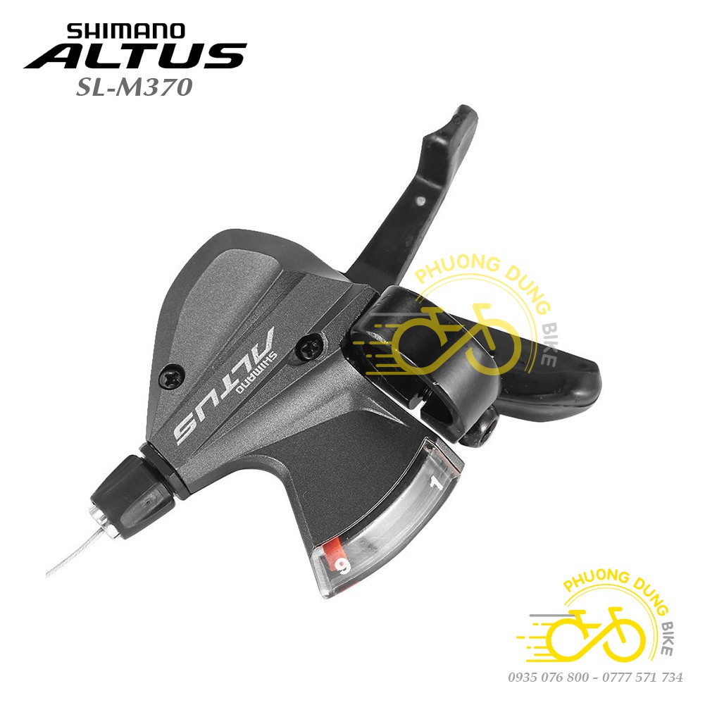 Tay đề xe đạp SHIMANO ALTUS SL-M370-9  3x9 Speed