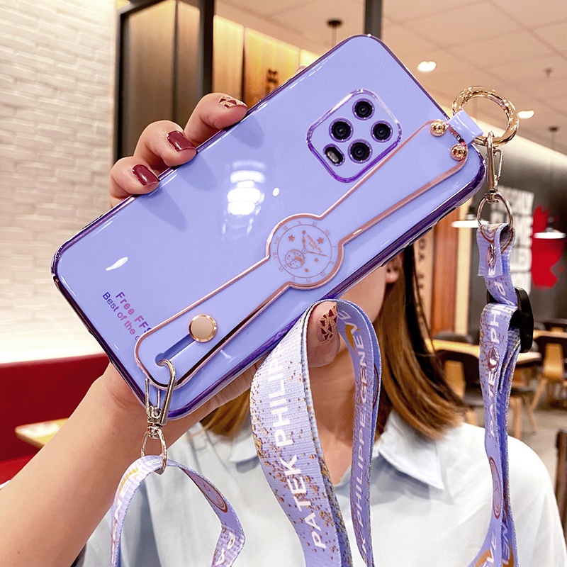 Ốp điện thoại có dây sang trọng cho Redmi Note 9s Redmi Note 9 Pro