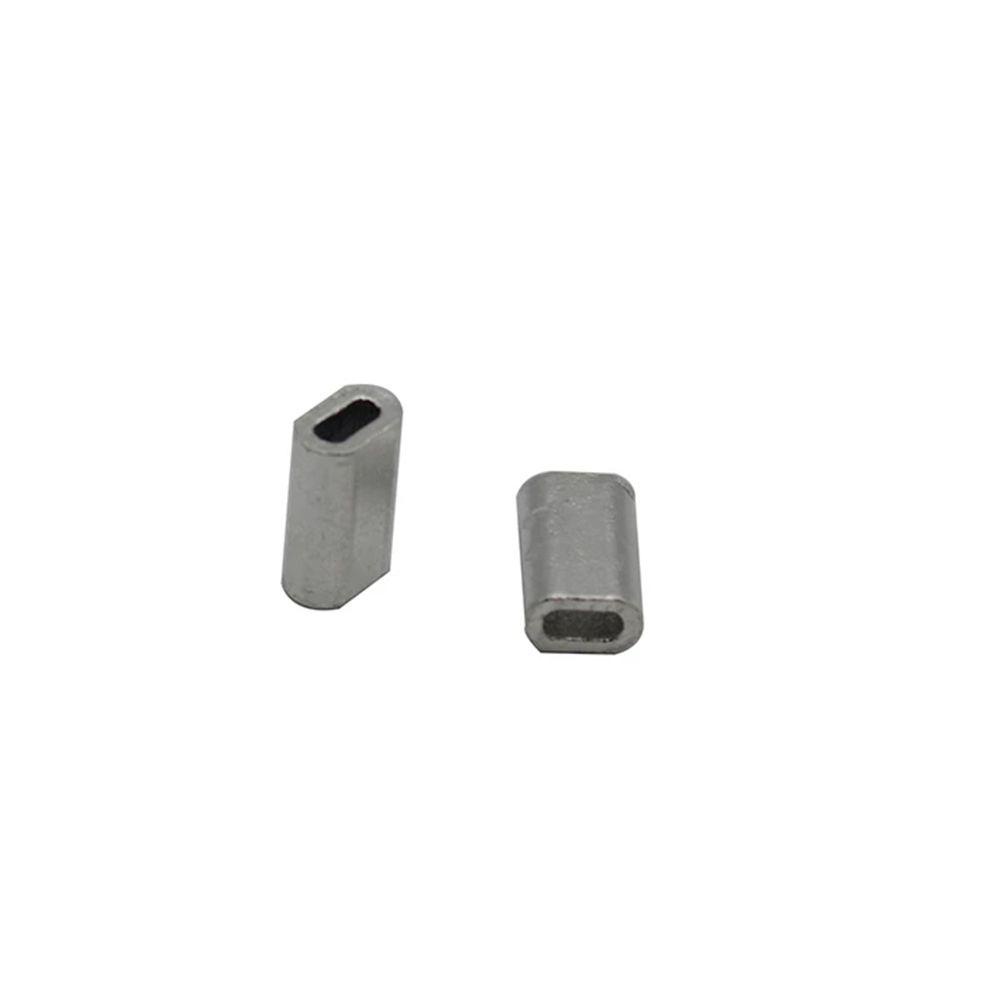 MUVAKO Ống Dây Câu Cá Kép Bằng Thép Không Gỉ 1.0-2.0mm