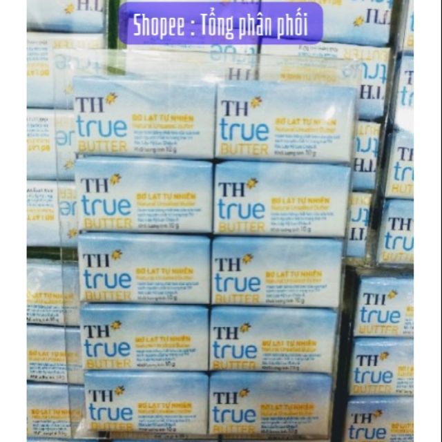 Vỉ 10 hộp 10g/hộp bơ lạt TH true milk