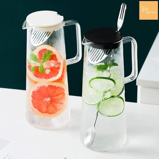 Bình nước thủy tinh chịu nhiệt (1 - 1.6L)