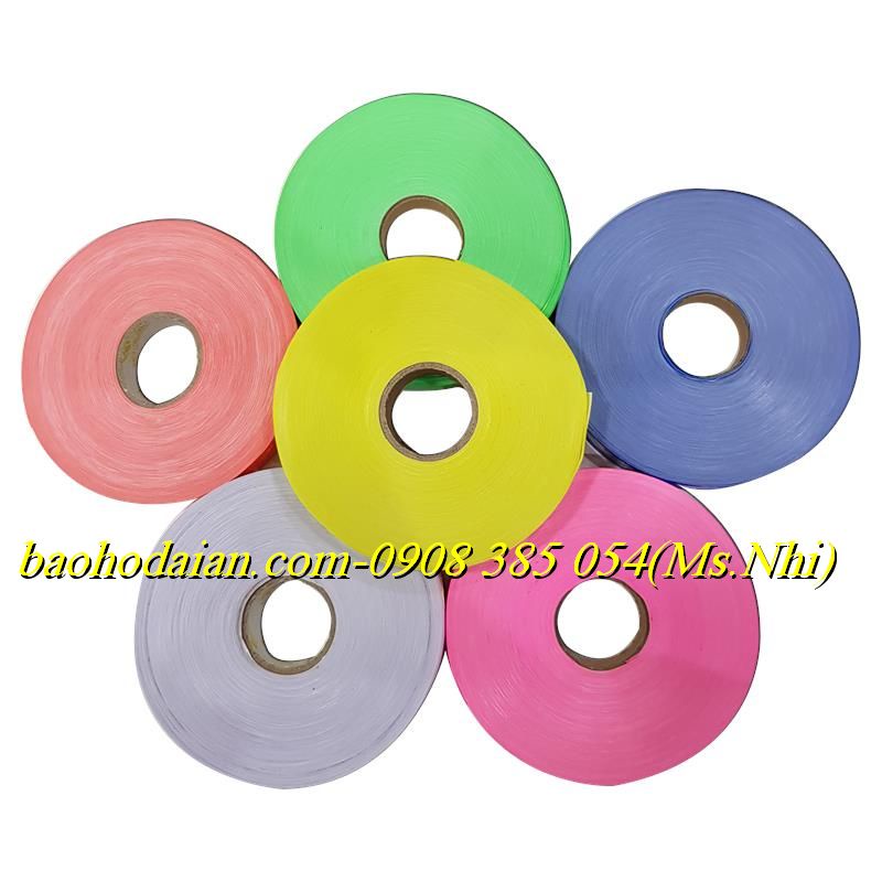 Cuộn dây phản quang nhựa 2,5cm- Nhiều màu sắc- Hình thật, hàng sẵn