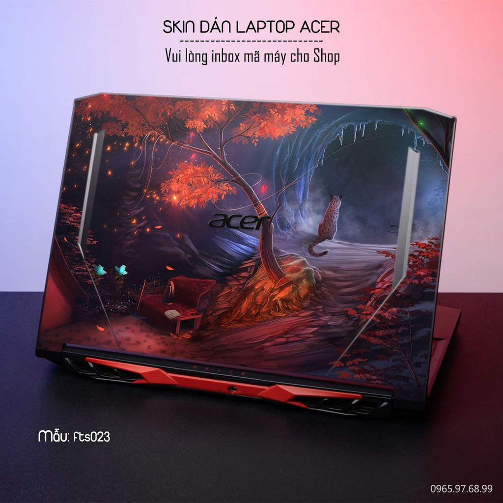 Skin dán Laptop Acer in hình Fantasy nhiều mẫu 4 (inbox mã máy cho Shop)