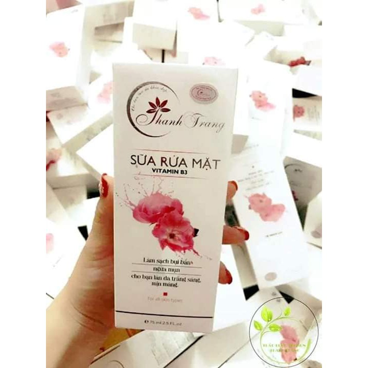 SỮA RỮA MẶT VITAMIN B3 THANH TRANG