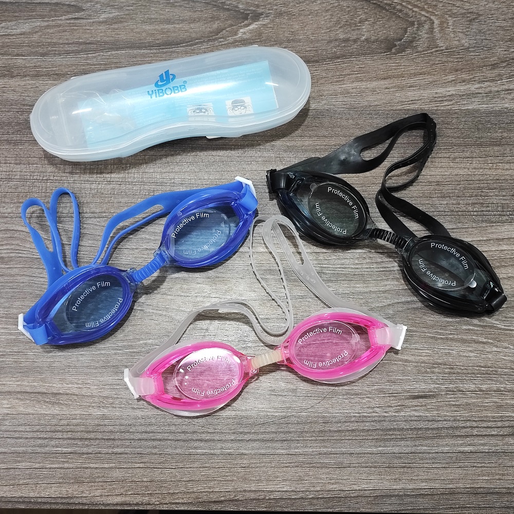 Kính bơi cho trẻ em và người lớn có bịt tai (Hộp nhựa) mã 50078