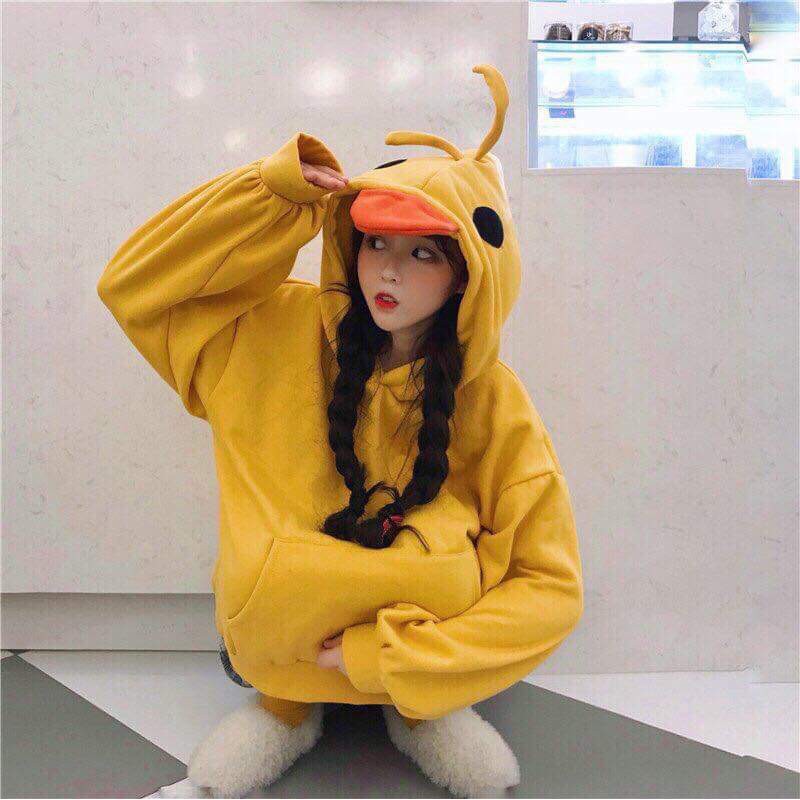 Áo khoác hoodie áo khoác nỉ vịt vàng from to mẫu mới