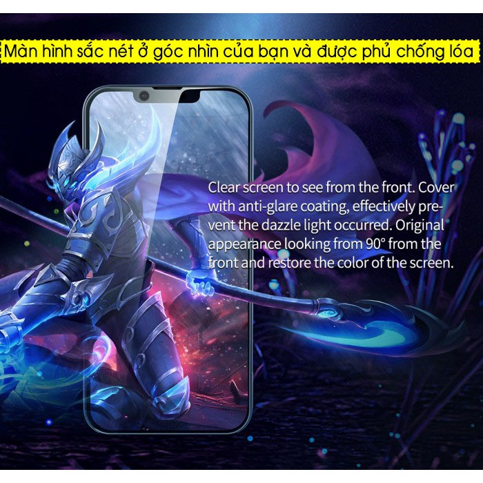 Dán cường lực chống nhìn trộm IP 14 Plus-13 Pro Max / IP 14-13 Pro-13 Nillkin Guardian- Hàng Chính Hãng