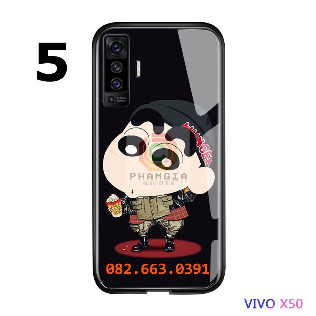 Ốp lưng Vivo X50 dẻo in hình Shin siêu quậy