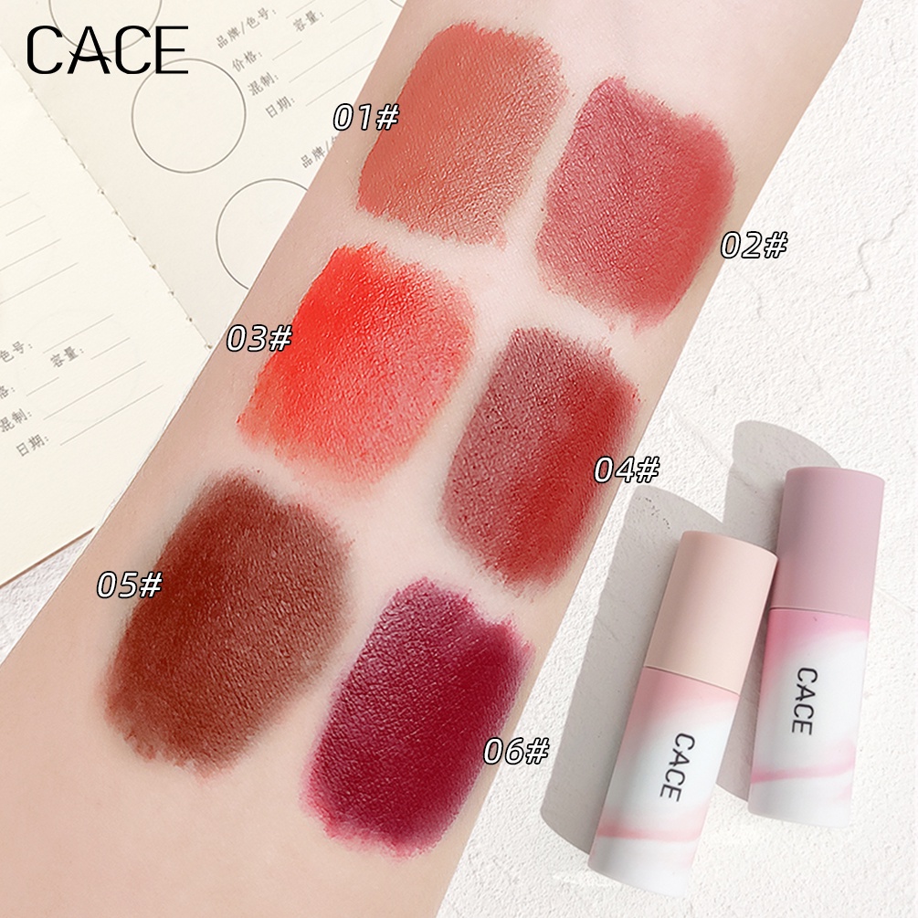 Thỏi son kem lì QIBEST CACE - C11 mịn mượt như nhung chống thấm nước lâu trôi 6 màu 23g | BigBuy360 - bigbuy360.vn