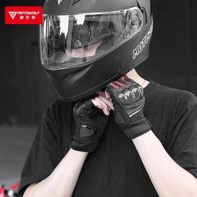 Găng Tay Motowolf MDL0327 Cụt Ngón Thể Thao Đi Phượt
