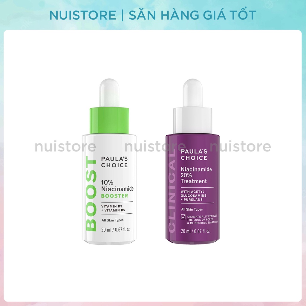Tinh Chất Thu Nhỏ Lỗ Chân Lông Niacinamide 10% Và Niacinamide 20% Treatment Plc