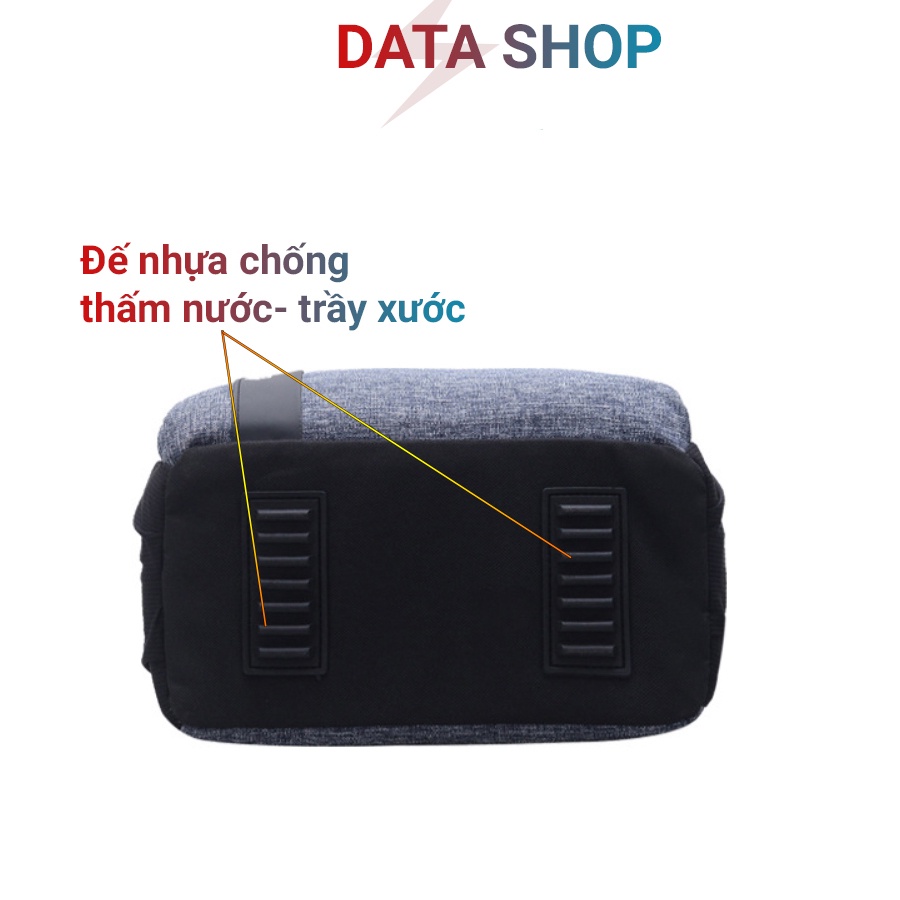 Túi đeo máy ảnh tốt dây móc sắt kèm bọc dù chống mưa