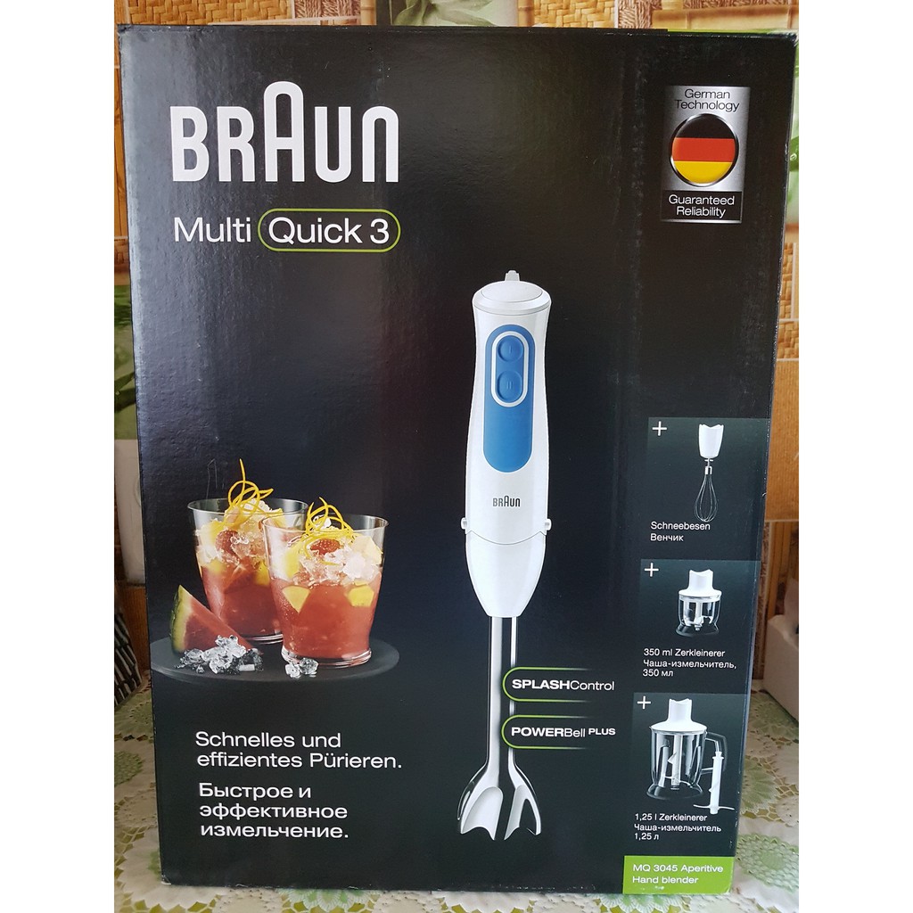 Máy xay cầm tay châu âu Braun MQ3045 Aperitive