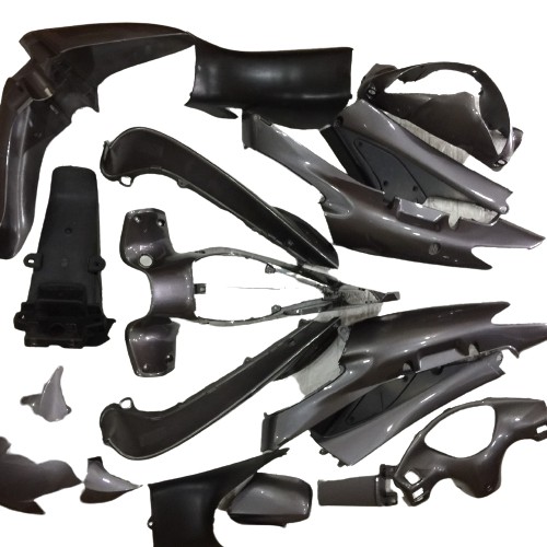 Bộ vỏ nhựa Màu Ghi gắn xe FUTURE 1  [Tặng Tem Dàn Áo] -Cụm pha đèn xe máy Future 1