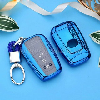 Toyota Camry 2019, Corolla Cross - Bọc silicon màu tráng gương kèm móc đeo Inox bảo vệ chìa khóa xe