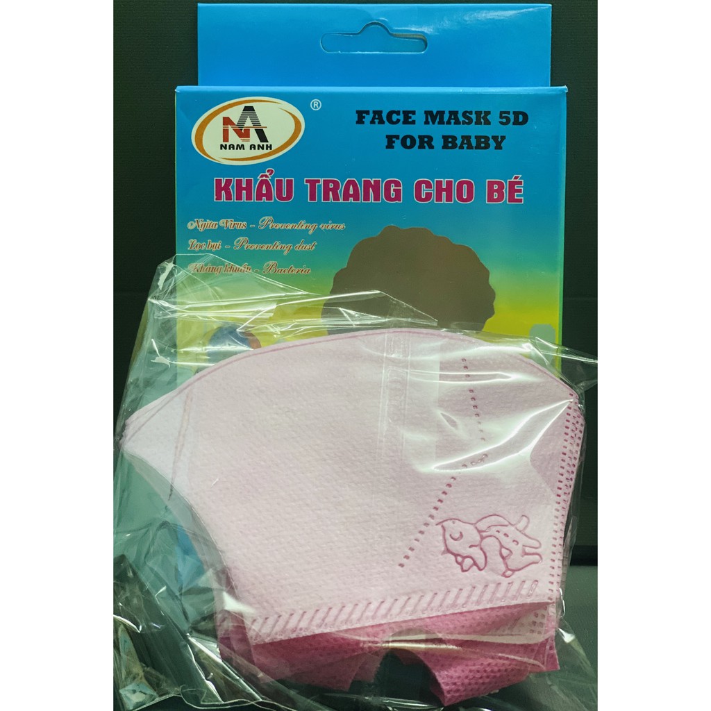 Khẩu Trang Y Tế Trẻ Em Nam Anh Hộp 10 Cái | BigBuy360 - bigbuy360.vn