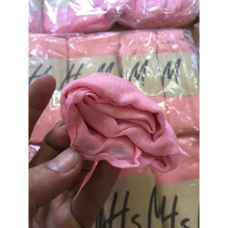 KHĂN H&M VẢI ĐŨI MÀU HỒNG PHẤN