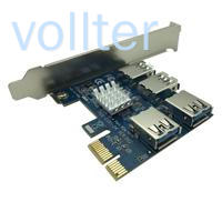 Bảng Mạch Mở Rộng 4 Cổng Pci-E X1 Sang Usb 3.0