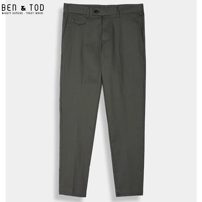 Quần kaki nam BEN &amp; TOD 061 công sở, co giãn, tôn dáng, dày dặn, nam tính, chỉnh chu