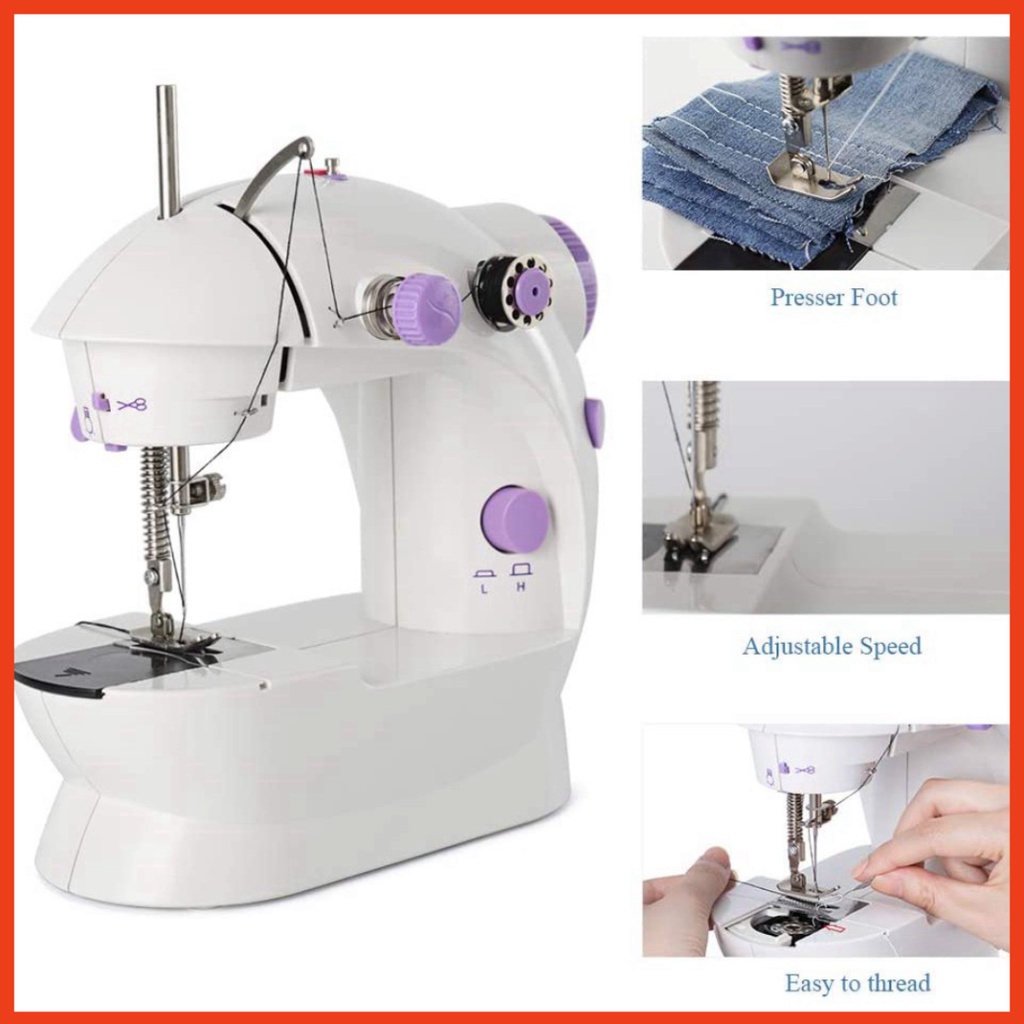 Máy May Để Bàn Nhỏ Gọn, Máy Khâu Mini Gia Đình - PT
