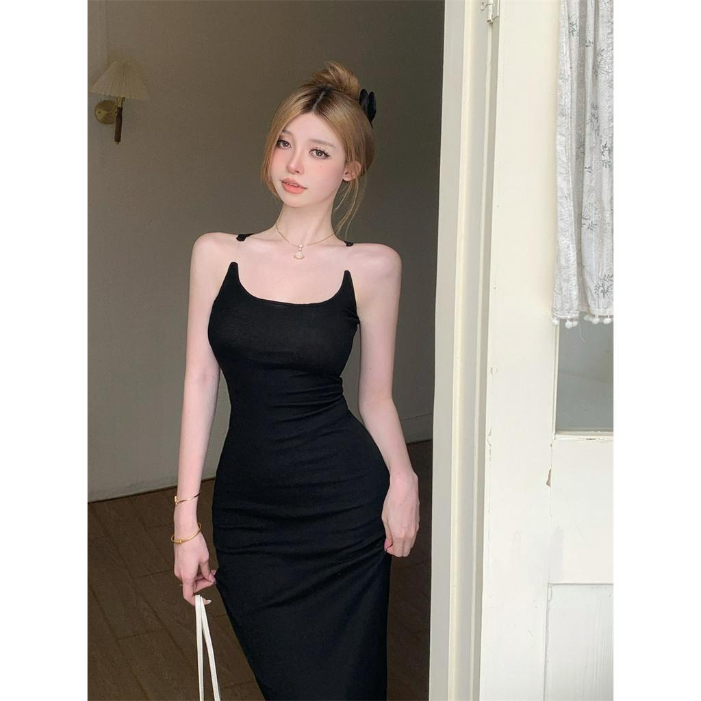 Đầm Đuôi Cá Hai Dây Không Tay Phong Cách Hàn Quốc Dành Cho Nữ