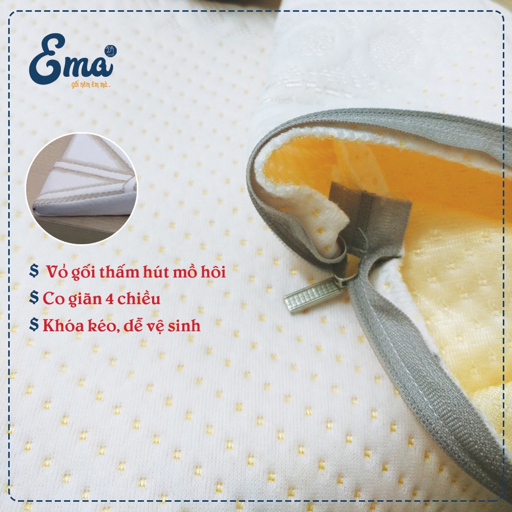 Gối gác chân giãn tĩnh mạch EMA - Cải tiến nằm nghiêng thoải mái - Cao vừa phải không ảnh hưởng tuần hoàn máu đến chân