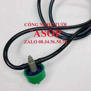 10 Bộ tưới nhỏ giọt 2 que cắm 10CM CÓ ĐẦU TƯỚI BÙ ÁP KHÔNG RỈ 2L-H