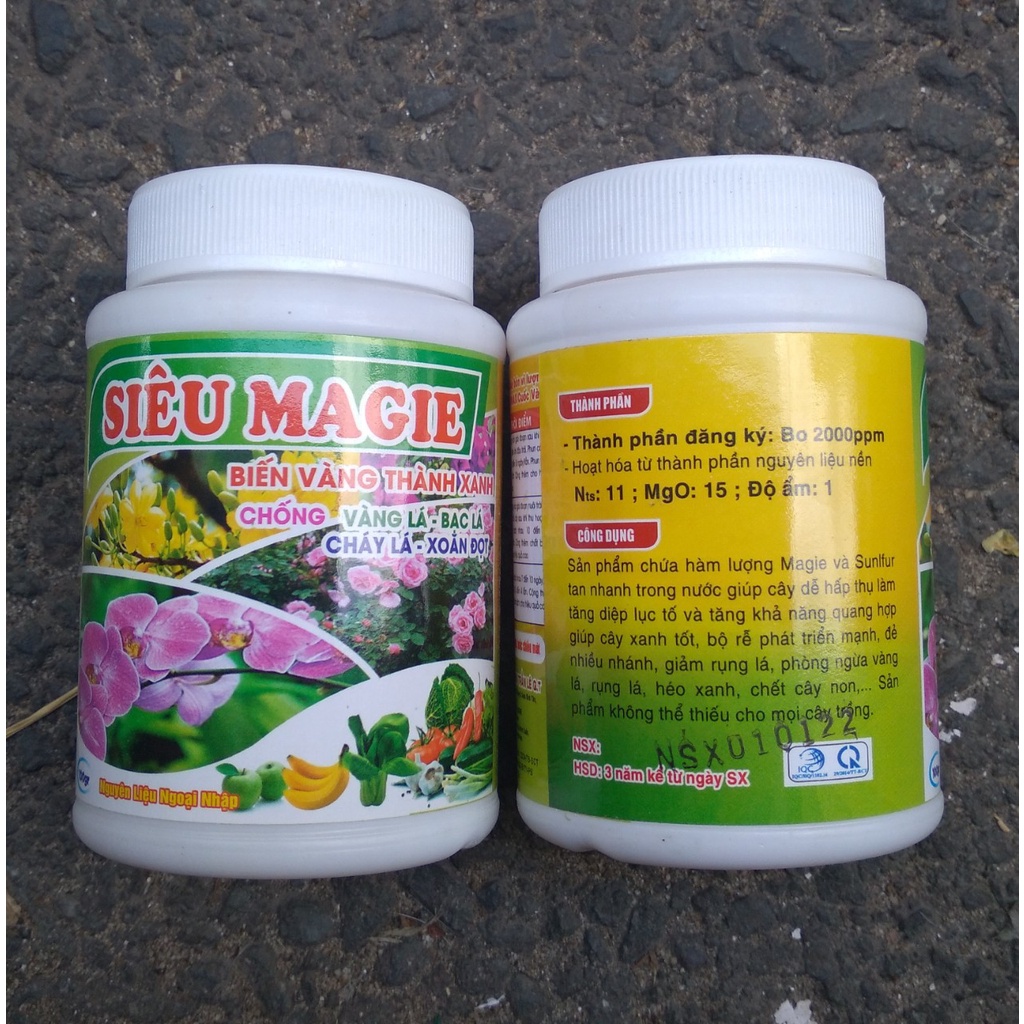 Phân bón lá siêu Magie chai 100 gram - Biến vàng thành xanh, chống vàng lá, bạc lá, xoắn đọt