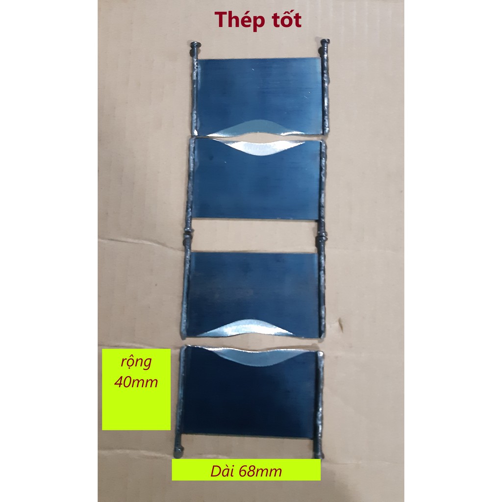 Bộ 4 lưỡi dao cạo mía ống 60 mm