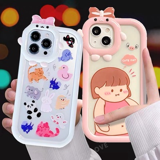 Ốp Điện Thoại Silicon Mềm Trong Suốt Chống Sốc Hình Quái Vật 3D Cho iPhone 11 13 12 Pro MAX X XR XS MAX 11Pro 13Pro