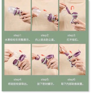 Túi nhai AAG mẫu mới (kèm 3 núm nhai)