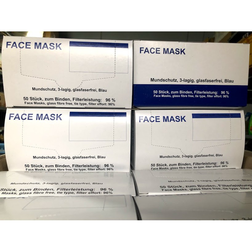 KHẨU TRANG Y TẾ BẢO NGỌC FACE MASK LOẠI RẺ 1 HỘP 50 CÁI