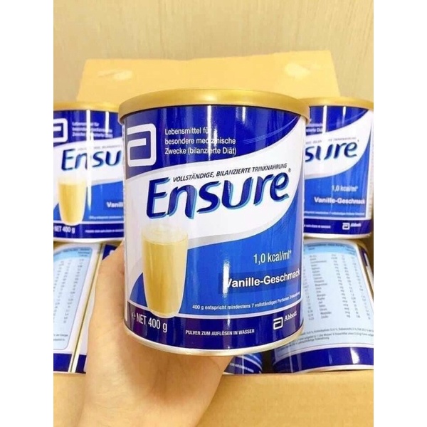 SỮA BỘT ENSURE ĐỨC VANILLA 400 GRAM.