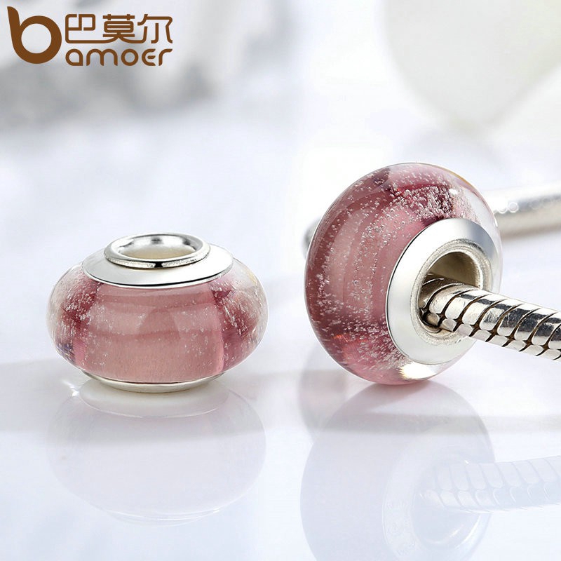 Bamoer hot sale fashion glass beads for bracelet & bangle diy PA6370