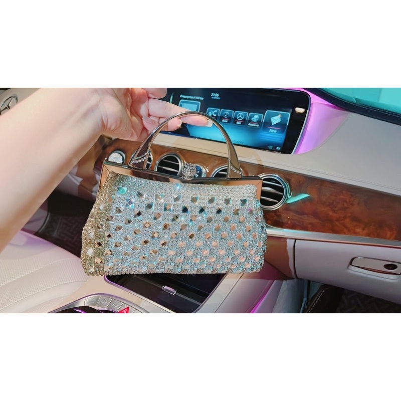 Túi Xách Sang Chảnh Đính Đá Mã 20281