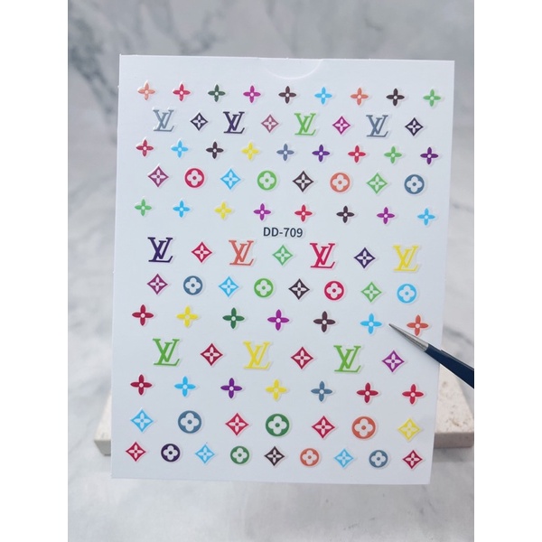 Sticker dán móng 3d thương hiệu hot mới